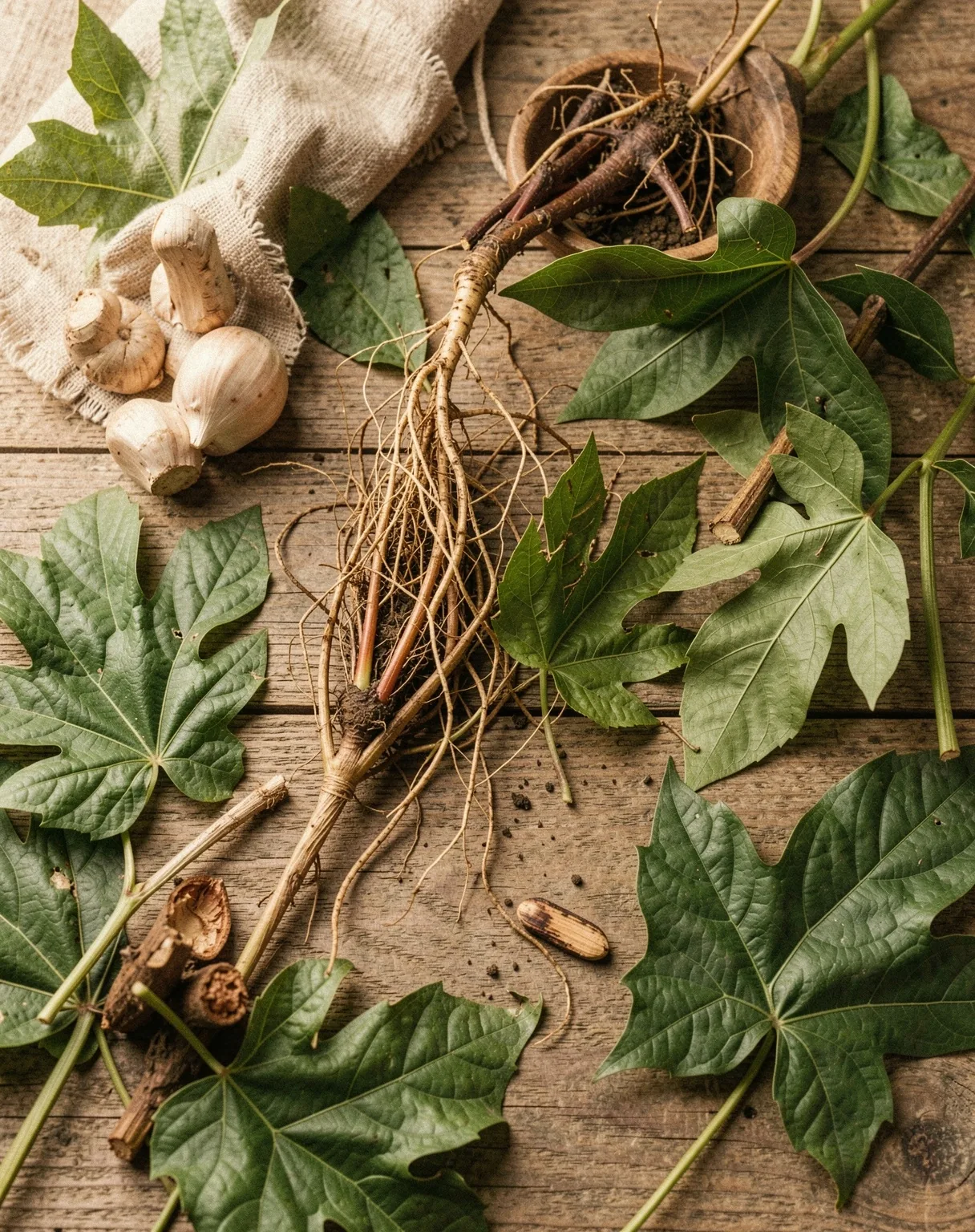 Botanical focus: Traditional Indonesian elements